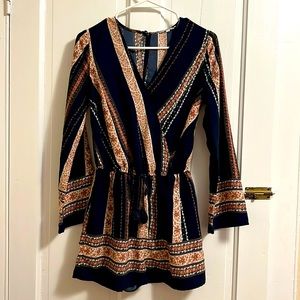 Charlotte Russe Open Back Romper